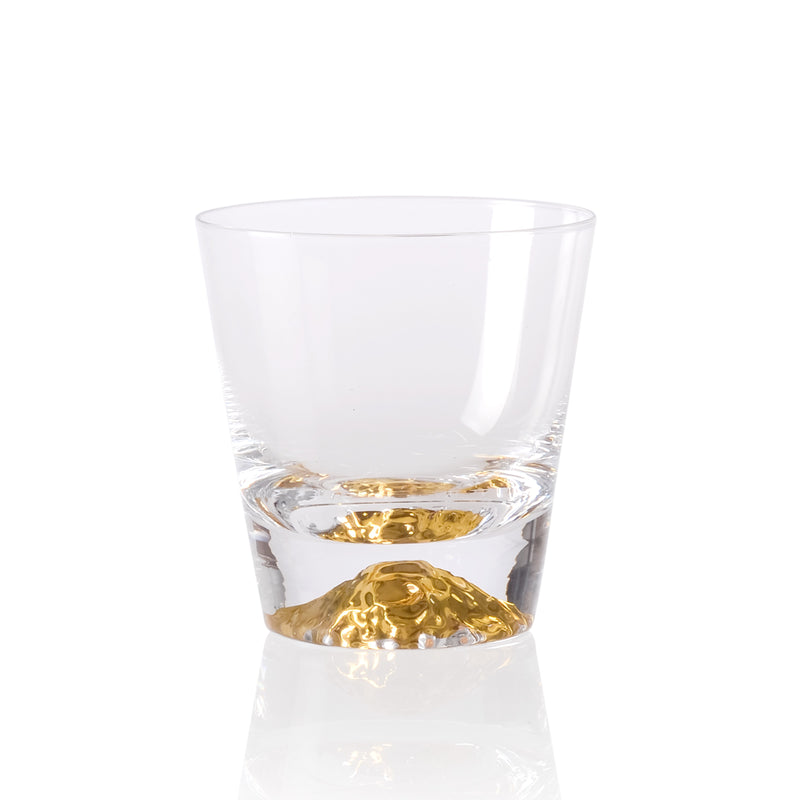 FUJI MOUNTAIN GOLD GLASS